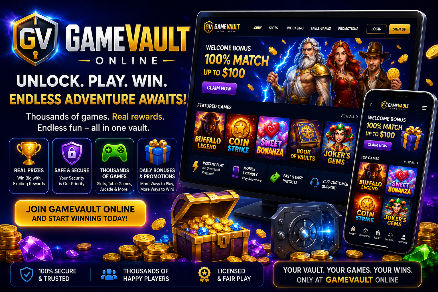 How GameVault Online is Revolutionising Mobile Casino Gaming